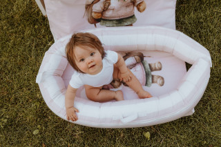 Baby gnezdo Teddy Pink 