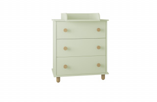 Komoda za bebe Lumi Mint 