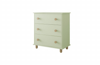 Komoda za bebe Lumi Mint 