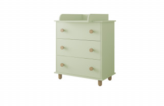 Komoda za bebe Lumi Mint 