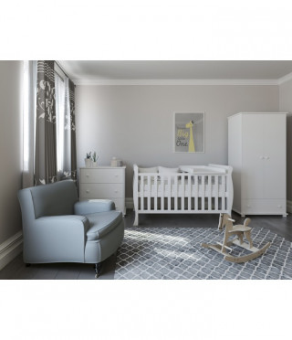 Krevetić Scarlet 140x70cm white 