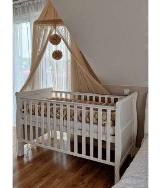 Krevetić Scarlet 140x70cm white 