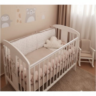 Komplet posteljina Pletenica Beige 