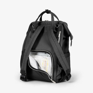Torba za mame Kikka Boo Siena Premium Black/Silver 