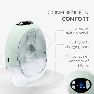Kikka Boo Nosiva električna pumpica za izmlazivanje mleka Winnie Mint 