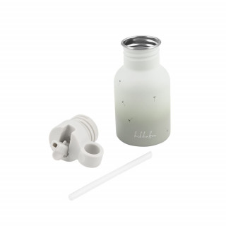 Kikka Boo Flašica sa slamkom od nerđajučeg čelika 350 ml Flora Sand 