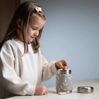 Kikka Boo Termo činija za hranu od nerđajućeg čelika 400 ml Flora Sand 