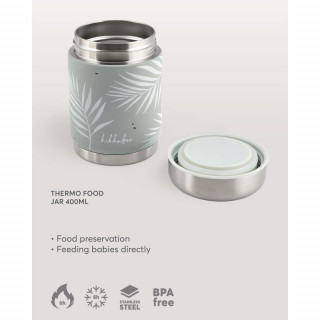 Kikka Boo Termo činija za hranu od nerđajućeg čelika 400 ml Flora Sand 
