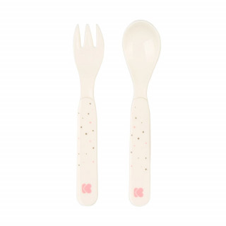 Kikka Boo Set posuđa 4 dela Bear with Me Pink 