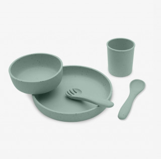 Kikka Boo Silikonski set za hranjenje 5 delova Platinum Sage 