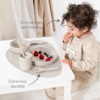 Kikka Boo Silikonski set za hranjenje 5 delova Platinum Sage 