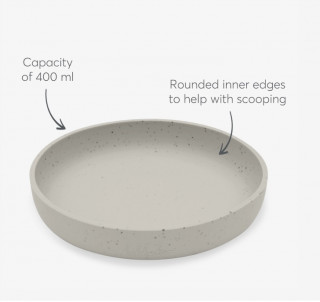 Kikka Boo Silikonski set za hranjenje 5 delova Platinum Sand 