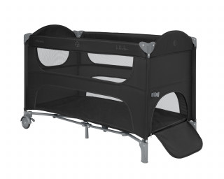 Kikka Boo Premium Milky Way sa spustajucom stranicom i rancem - Black - 2 nivoa 