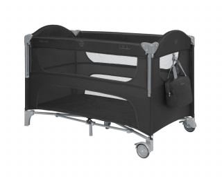 Kikka Boo Premium Milky Way sa spustajucom stranicom i rancem - Black - 2 nivoa 