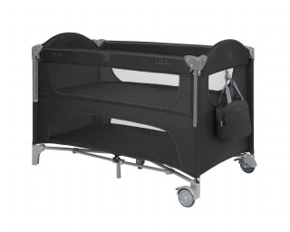 Kikka Boo Premium Milky Way sa spustajucom stranicom i rancem - Black - 2 nivoa 