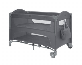 Kikka Boo Premium Milky Way sa spustajucom stranicom i rancem - Grey - 2 nivoa 