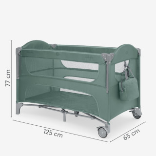 Kikka Boo Premium Milky Way sa spustajucom stranicom i rancem - Green - 2 nivoa 