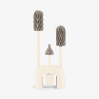 Kikka Boo Platinum set silikonske četke Sand 