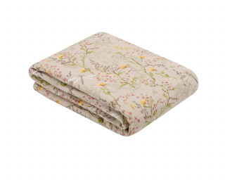 Kikka Boo dvoslojno ćebence od muslina 100x100cm - Secret Garden Beige 
