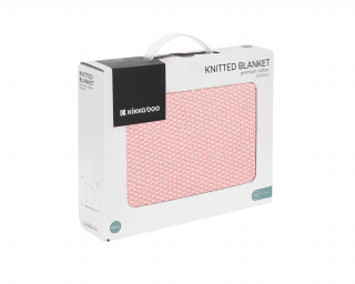 Kikka Boo Pleteno baby ćebence 75x100 Dream Big Pink 