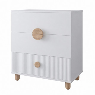 Komoda za bebe LOFT White 