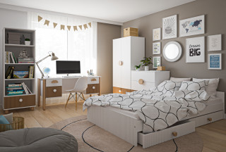 Dečiji krevet Loft White 