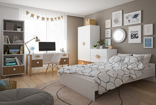 Dečiji krevet Loft White 