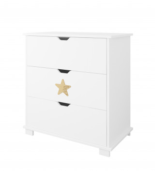 Komoda za bebe Star - Natur 
