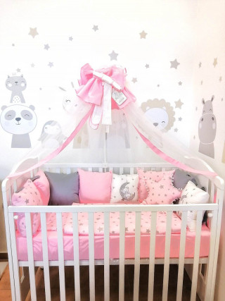 Posteljina Bear Pink 