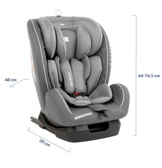 Auto sedište Rhino ISOFIX sivo 