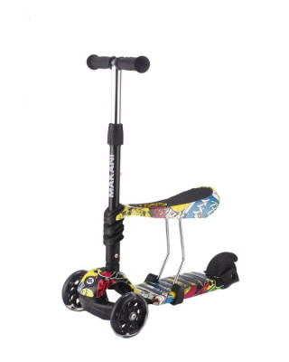 Trotinet Ride and Skate 3u1 Train - do 50kg 