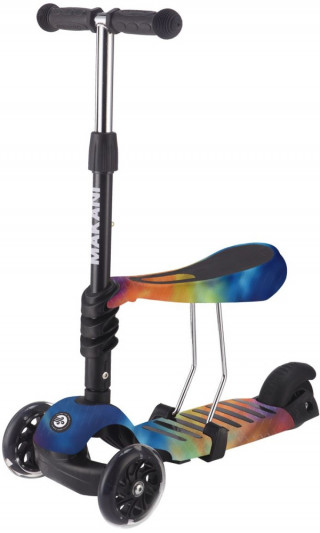 Trotinet Ride and Skate 3u1 Rainbow - do 50kg 