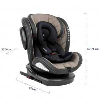 Auto sedište Kikka Boo Stark ISOFIX bež 
