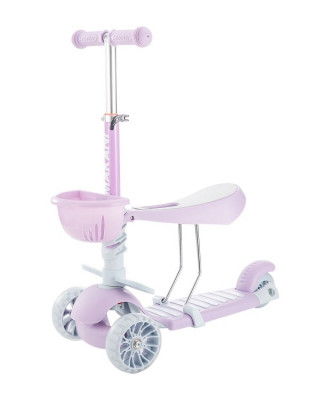 Trotinet Bonbon 3u1 lila - do 50kg 