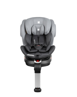 Auto sedište Rhonda Isofix tamno sivo 