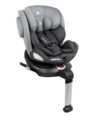 Auto sedište Rhonda Isofix tamno sivo 