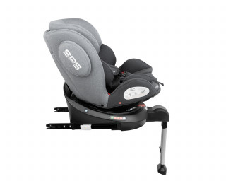 Auto sedište Rhonda Isofix tamno sivo 