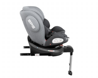 Auto sedište Rhonda Isofix tamno sivo 