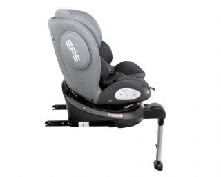 Auto sedište Rhonda Isofix tamno sivo 