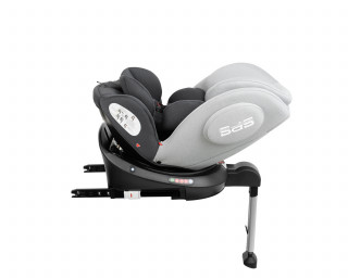Auto sedište Rhonda Isofix svetlo sivo 