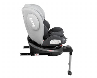 Auto sedište Rhonda Isofix svetlo sivo 