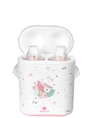 Kikka Boo termos za dve flašice Savanna Pink 