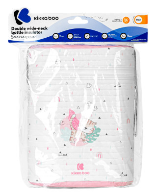 Kikka Boo termos za dve flašice Savanna Pink 