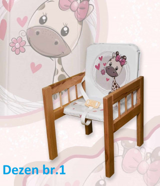Drvena hranilica 2u1 sa stolom 