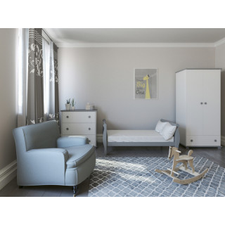 Krevetić Scarlet 140x70cm grey 