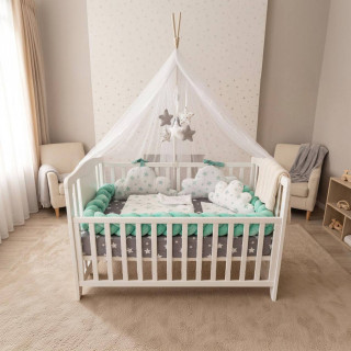 Komplet posteljina Oblak - Mint 