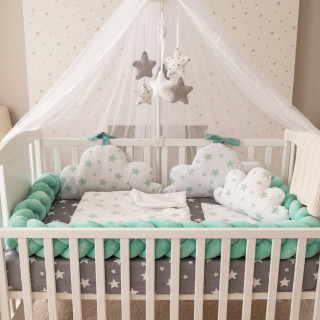 Komplet posteljina Oblak - Mint 