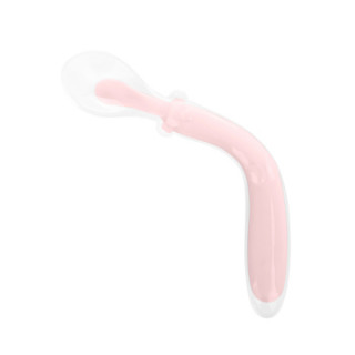 Kikka Boo fleksibilna silikonska kašika Pink 