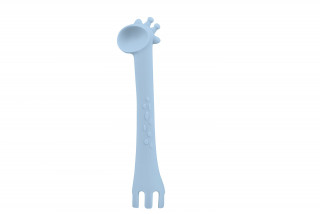Kikka Boo silikonska kašika Giraffe Blue 
