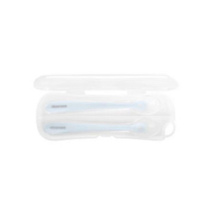 Kikka Boo silikonska kašika u kutiji 2pack Blue 